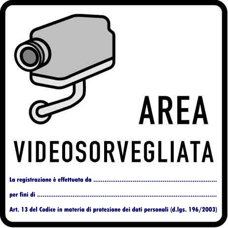 Informativa per aree esterne